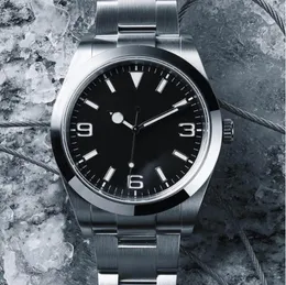 41 mm Luxus Uhr Automatische mechanische Herren Sport Watch Blue Oysters Dial Sapphire Glass Designer Uhren Edelstahl -Explorer -Kalender Uhr AAA+ Armbanduhren Rl6