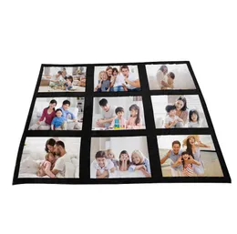 6 Styles Sublimation Blind Square Decke Wärmeübertragung DIY Drucken Hausklimaanlagen Outdoor Shawl7205242