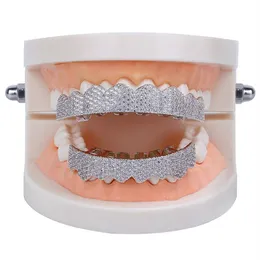 Hip Hop Jewelry Mens Diamond Grillz Teeth Formesh Darfility Gold Iced Out Grills Fashion Rapper Men Fashion Association201b