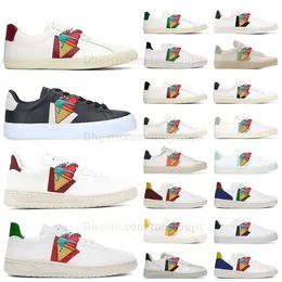 2024 VEJAA Nya designer kvinnor skor choklad glansade läder loafers vej svart stigande guld sneakers borstade läder loafers monolit plus plattform sneakers dhgates