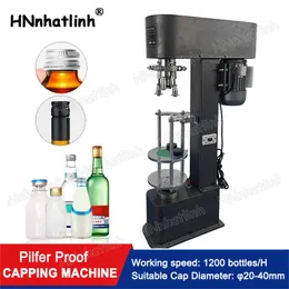 Semi Automatic Wine Bottle Metal Lock Aluminum Cap Crimping Capping Machine Supply Aluminium ROPP Cap Sealer DK50