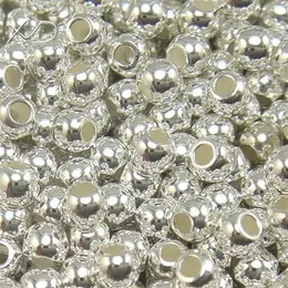 50pcs Lot 925 Sterling Silver Spicers Beads Hehts Jewelry Septends for DIY Fashion Gift Craft W41 245V