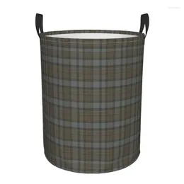 Çamaşır çantaları tartan fraser vuile wasmanden opvouwbare grote Kleding Speelgoed Farklı Opbergmand Waterdichte Emmer Vo Ürün