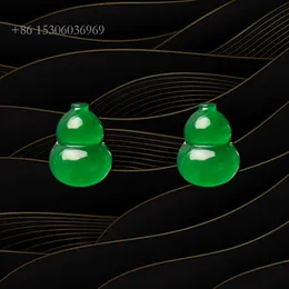 Sier Diamond Natural Green Jadeite Gurd Kolye Kolye Klasik Nefesli Takılar Sevdikler İçin Hediyeler