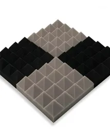 25x25x5cm Acoustic Foam Treatment Sound Proofing Soundabsorbing Noise Sponge Excellent Sound Insulation Soundproof wall sticker16616323