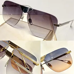 Die Aeronaut -Mode -Sonnenbrille mit UV -Schutz für Männer Frauen Vintage rahmenlose beliebte Top -Qualität wird mit Case Classic Sung2627 geliefert