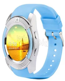 V8 Smart Watch Bluetooth 시계 03m 카메라 MTK6261D DZ09 GT08 소매 패키지 Chea4964852와 Android 전화 용 스마트 워치