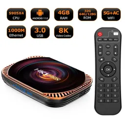 HK1 RBOX X4 Android 110 Amlogic S905X4 Smart TV BOX 8K 4G 32 64128GB 3D Wifi 24G5G Support G00gle Player vs x96q x96 mini5923054