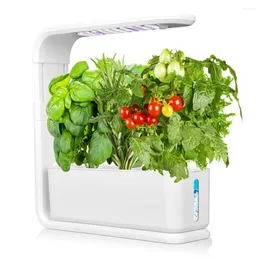 Grow Lights Sistema di coltivazione idroponica Kit da giardino per interni con luce LED a spettro completo da 20 W 3 baccelli di semi Germinazione delle piante