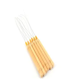 Деревянные микросхрики для волос инструментов для удлинения волос ижи для вытягивания Loopthreader6101266