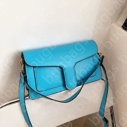 Högkvalitativ svart kant med fast färgfack Horisontella kvinnors singel axelväska lyxväskband Purses Crossbody Designer Bag Luxurys Woman Handbag