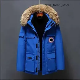 Canda Goose Jacket Mens Down Parkas Canadian Goose Winter Casat Gross Warm Work Roupas ao ar livre Moda espessada Manter 748