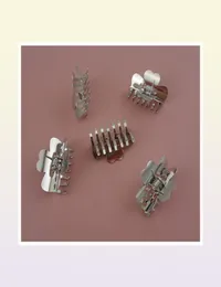 Hair Claw 10pcs Silver Finish 40cm Big Plain Metal Hair Claw Hairprips at Nickle Hair Associoryjaw Clips G2956393