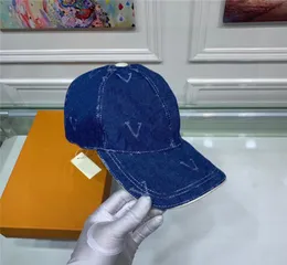 Lazer Denim Jacquard Snapback Primavera Verão Casal Bonés de Beisebol Unissex Homens Mulheres Boné de Bola Esporte Hat7189521