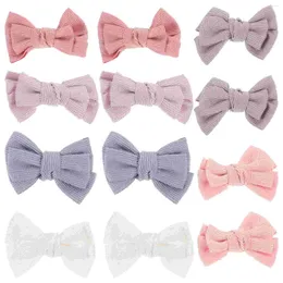 Bandanas 12 Pcs Bows For Hair Baby Headband Hairpin DIY Headbands Girl Accessories Girls Child