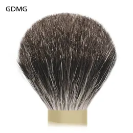 GDMG BRUSH SHD Black Badger Hair Knot Bulb Shape Beard Shaving Brush Barbershop Tools with Foam 231225