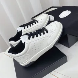 Running Shoes Designer Shoes Panda Leisure Casual Shoes Man Women'S New Little Fragrant Genuine Leather Lace Up Fashion Versatile Little White Sh K0G8#