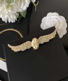 Mit BOX Gold Wings 104CM Designer Broschen Diamant Bling Fashion Pins Für Unisex Party Geburtstag Tuch Schal Hut Zubehör Bro4888833