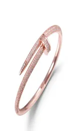 Top femmes bracelet en or bracelets de créateurs de luxe plein diamant bracelet de tennis argent rose or acier inoxydable bijoux classiques 17cm7914708