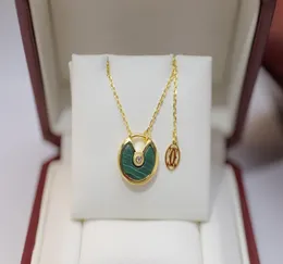 Colar verde amuleto colares joias com diamantes para mulheres acessórios de festa 1373174