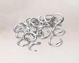 1000 pezzi oro argento acciaio inossidabile anelli di salto aperti 4568mm connettori ad anelli divisi per risultati di gioielli fai da te che fanno8056812