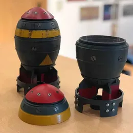 Articoli Articoli di novità Mini scatola di immagazzinaggio per bombe nucleari Statuetta in resina retrò Decorazioni per artigianato d'arte da tavolo per la decorazione da tavolo dell'ufficio della camera da letto di casa