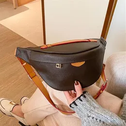 5A En Kaliteli Satchel Bel Çanta 43644 Erkek Kadın Bumbag D-Ring Moda Seyahat Sıradan Çanta Tuval Cep Cüzdan Deri Yama Cros181y