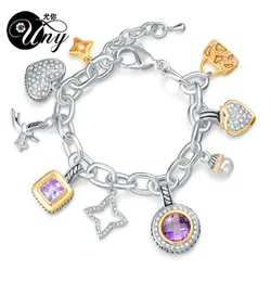 UNY Jewelry Armband Designermarke David Inspired Armband Damen Antike Kabelarmbänder Valentine039Day Weihnachtsgeschenk Armband8648297