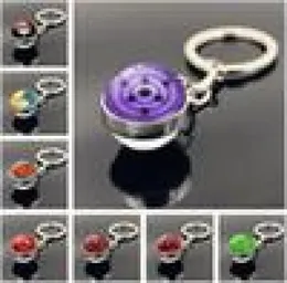 Шаринган Charms Charms Chain для штанов Woman Key Chain Men Men Cartoon Clek Cring Ring Girl