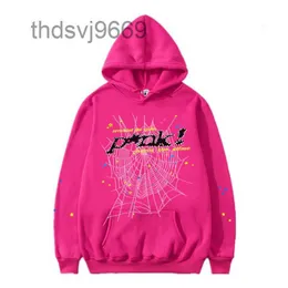 Mens Women Hoodies Young Thug High Quality Designers Hip Hop P*NK Web Puff Print Sp5der 555555 Hoodie Angel Spider Sweatshirts tungt tyg Brno