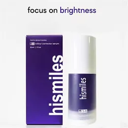 Hismile Dentifricio viola Dente illuminante Riduci il dentifricio ingialdente V34 Rimuovere il dentifricio per la cura dell'igiene orale 30ml