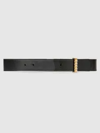 10A screw thread gold buckle belt belts for women highest quality new men black nude genuine leather belt with green box 627055 665048372