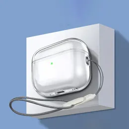 Para Apple AirPods Pro 2 Geração e Airpod 3 Prós Acessórios para fones de ouvido TPU Tampa de abuso de silicone TPU Capa sem fio Carregamento sem fio Manga protetora