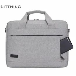 Litthing große Kapazität Laptop -Handtasche für Männer Frauen Reise Aktentasche Notebook -Tasche für 14 15 Zoll MacBook Pro PC J190721262W