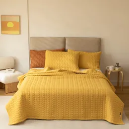 100 bawełniany łóżko na łóżku pokrywka nordycka podwójna arkusz Ket do kratowej letniej kołdry kołdry sofa 231225