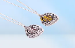 ZO2 zinc alloy crystals Baseball or Softball Ball and Glove Pendant with wheat link /leather rope/ chain lobster clasp necklace1233128