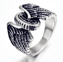 Eagle Wings Motorcyklar Däck Biker Design Fashion Motor Biker Män Ring Smycken Jubileum Dag Present Storlek 7135845660