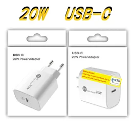 Light-Weight USBC Type c PD Wall Charger 18W 20W Fast Quick Charge Eu US AC Power Adapter For Iphone 11 12 13 14 Pro Max Android LL
