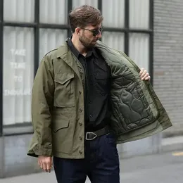 Military Outdoor M43 M65 Field Trench Coat Men s Slim Tactical Clothing Spring and Autumn Tooling Jacket 231225