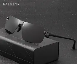 Mens Alloy Polarized Sunglasses AntiGlare UV400 Lens Eyewear Accessories Fashion Designer Oversized For Men8433530