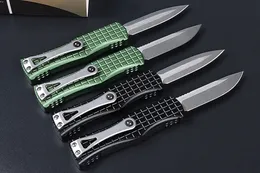 High Quality High End M7694 AUTO Tactical Knife D2 Satin Blade CNC Anti-slip 6061-T6 Handle EDC Pocket Gift Knives With Nylon Bag