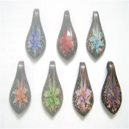 10st Lot Multicolor Murano Lampwork Glass Pendants For DIY Craft Fashion Jewelry Gift Mix Colors PG9297S