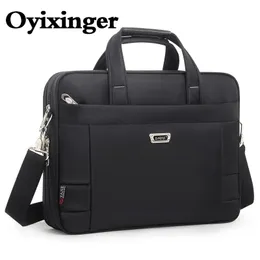 Evrak çantaları Oyixinger büyük kapasiteli iş adamları evrak çantası HP Dell acer asus 14 "15.6 17 inç büyük su geçirmez oxford laptop el çantaları