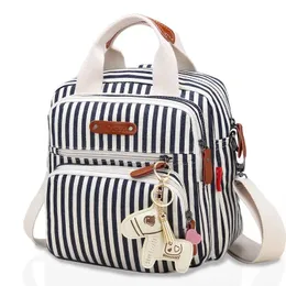 Çantalar yüksek seviyeli tuval renkli anne bebek bezi çanta bebek bez çantaları annelik anne kadınlar sırt çantası/el çantası/messenger üçinon çanta