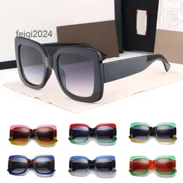 Designer solglasögon 2024 för män mode full ram solglasögon 0084 anti-uv retro street hip hop sport vind strand semester 7 färger för unisex