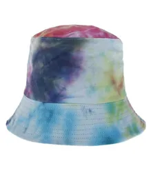 Jaycosin Hat Fashion Women And Men Tiedyed Canvas Twosided Outdoors Bucket Hat Sun Cap Mens Hats Wide Brim Outdoor Men1134429