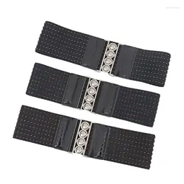 Belts Stretchy Waist Belt Solid Color Stitches For Wrap Dress Halter Night Club Sexy Party Dancin