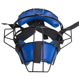 Maschera per il viso da softball Visione ad ampio campo Sicurezza Fielder Casco per la protezione della testa Protezione per ricevitore da baseball 231225