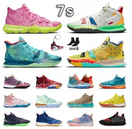 Kyrie 7 Basketball Shoes Trainers One World Chip Copa Grind 5 4 4S Mens Sneakers Kyries 7S Irving Presiders All Star Patrick Oreo Trainers Switch Sneakers