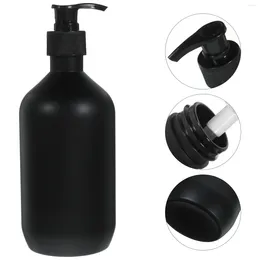 Flytande tvåldispenser 2 st 500 ml svart matt schampo duschgel lotion tom flaska 2 st pumpa rese badrum dispensers flaskor pack